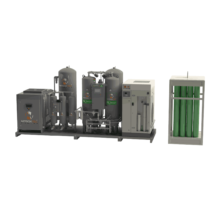 NITROPLACE Lazer Kesim İçin Azot Gazı Üretim Ve Depolama Sistemleri (230–300 BAR)